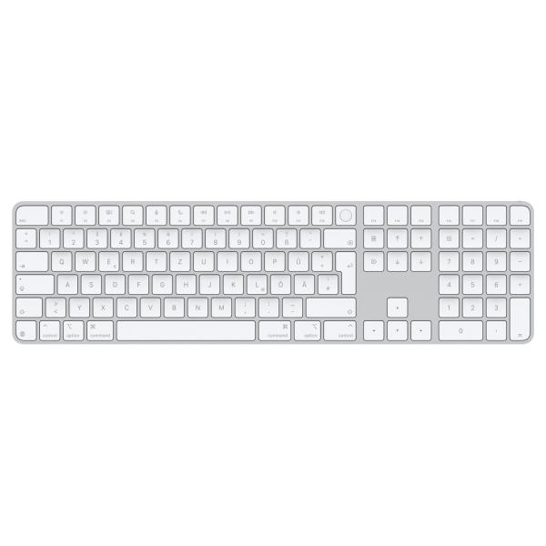 Apple Magic Keyboard Numeric Touch ID/ Bezdrôtová Bluetooth/ GER layout/ Biela