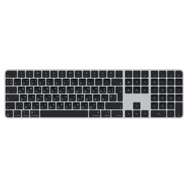 Apple Magic Keyboard Numeric Touch ID/ Bezdrôtová Bluetooth/ UA layout/ Čierna
