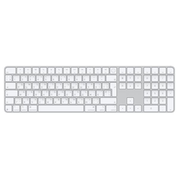 Apple Magic Keyboard Numeric Touch ID/ Bezdrôtová Bluetooth/ UA layout/ Biela
