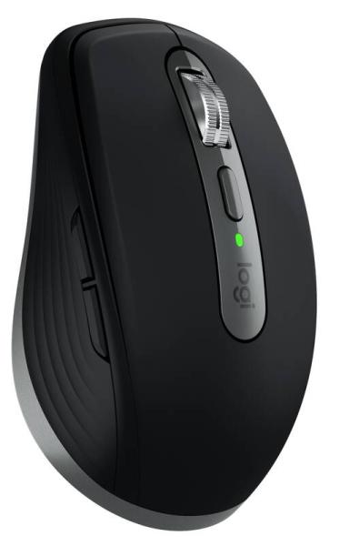 LOGITECH MX Anywhere 3S/ Kancelárska/ Laserová/ Pre pravákov/ 8 000 DPI/ USB+BT/ Grafitová 