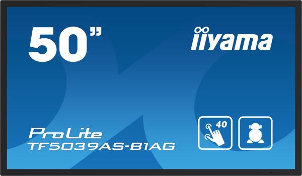 50" iiyama TF5039AS-B1AG: VA, 4K, Android