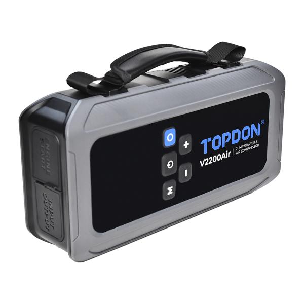 TOPDON Car Jump Starter JumpSurge V2200air/ 12000mAh/ max výstupný prúd 2200A/ 4-150PSI 