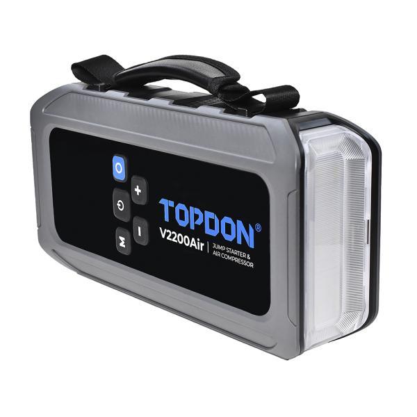 TOPDON Car Jump Starter JumpSurge V2200air/ 12000mAh/ max výstupný prúd 2200A/ 4-150PSI 