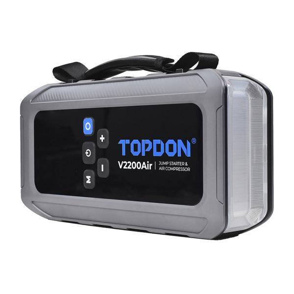 TOPDON Car Jump Starter JumpSurge V2200air/ 12000mAh/ max výstupný prúd 2200A/ 4-150PSI 