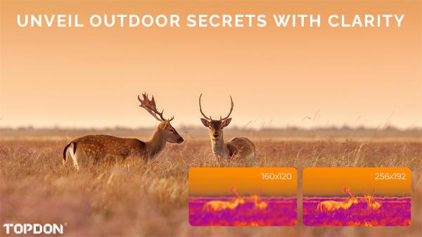 TOPDON termovízny monokulár TS004/ dosah 410m/ OLED 1024x768/ 5000mAh/ 50Hz/ IP67 
