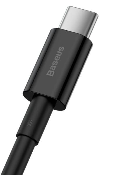 Baseus dátový kábel Superior USB-C 1m 6A 66W čierny 