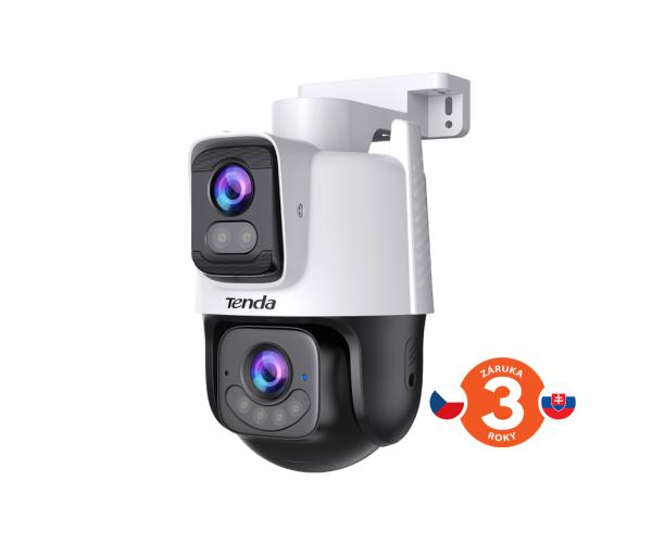 Tenda RH9-WCA - Vonkajšia otočná Dual Lens IP65 WiFi 6 MPx kamera, nočná LED, audio, detekcia, CZ app 