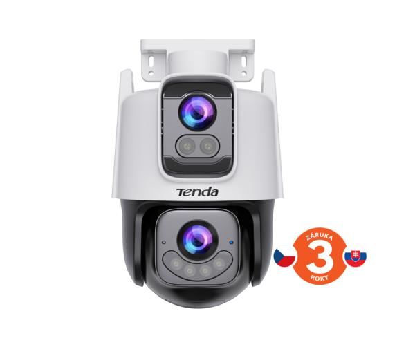 Tenda RH9-WCA - Vonkajšia otočná Dual Lens IP65 WiFi 6 MPx kamera, nočná LED, audio, detekcia, CZ app 