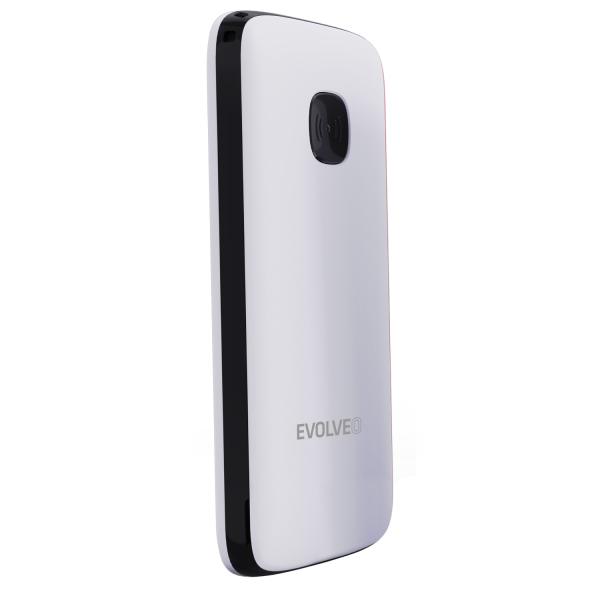 EVOLVEO EasyPhone ID, mobilný telefón pre seniorov, biela 