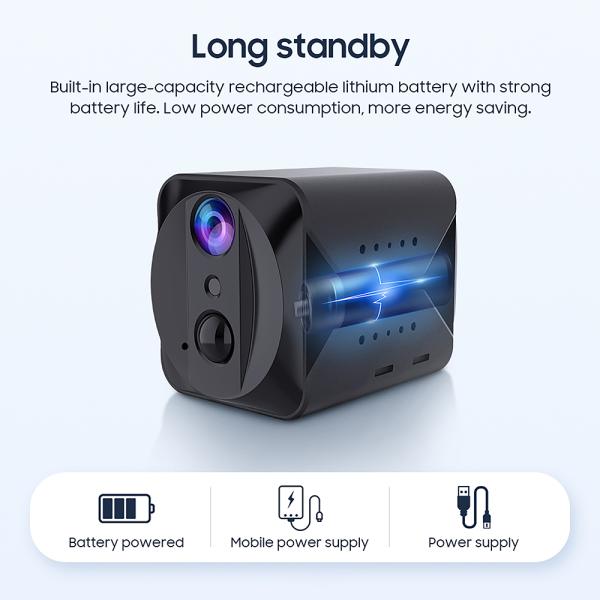Minikamera Viking S309 4G/ 1080P/ nočné videnie/ pohybový senzor/ 2500mAh/ mobilné aplikácie 