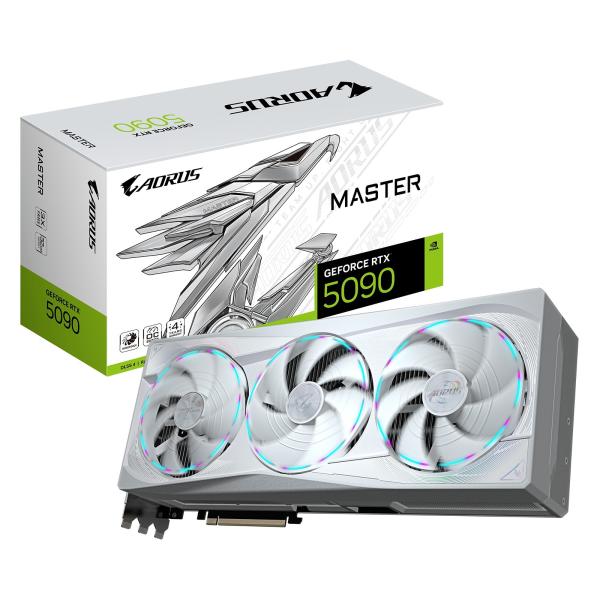GIGABYTE AORUS GeForce RTX 5090 MASTER ICE/ 32GB/ GDDR7 