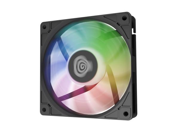 Ventilátor Genesis OXAL 120 ARGB, 3-Pack, čierny 
