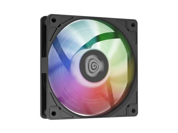 Ventilátor Genesis OXAL 120 ARGB, 3-Pack, čierny 