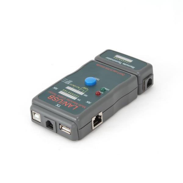 GEMBIRD Eth kábel tester NCT-2 - RJ11-12, USB 