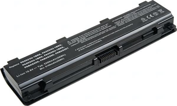 Batéria T6 Power pre Toshiba Satellite C50, C70, C800, C850, L70, L800, P800, 5200mAh, 56Wh, 6cell