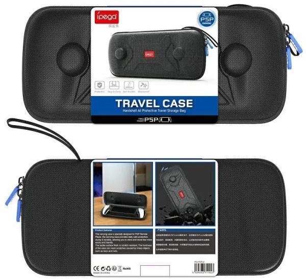 iPega P5P12 Tenké Cestovné Púzdro pre Playstation Portal Remote Player Black 