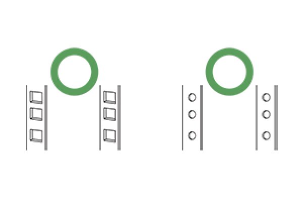 QNAP Rail Kit, podpora rack-post 126 ~ 415mm pre 1U/ 2U/ 3U short-depth rackmount QNAP model 