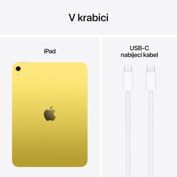 Apple iPad 11" (A16) - 2025/ Wi-Fi/ 10, 9"/ 2360x1640/ 256GB/ iPadOS18/ Yellow 