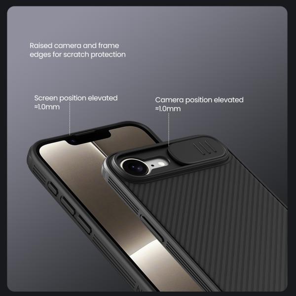 Nillkin CamShield PRO Zadný Kryt pre Apple iPhone 16e/ 17e Black 