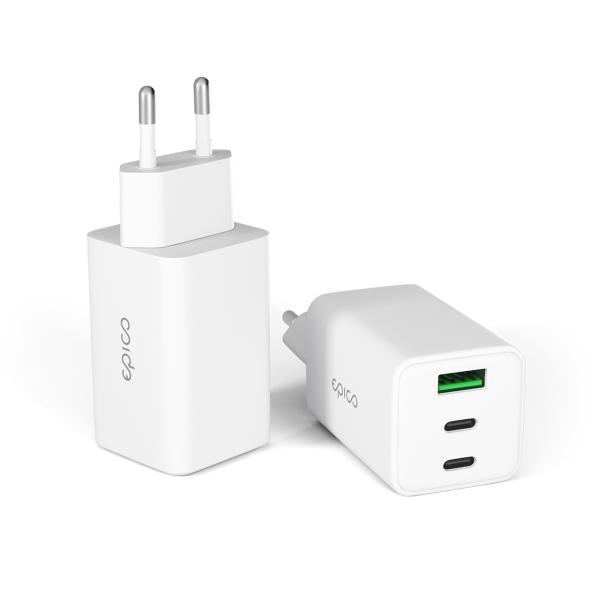 Epico UltraBoost GaN 65W sieťový adaptér EA65 - biela 