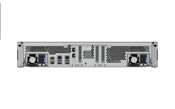QNAP TDS-h2489FU-R2-4314-128G (2x Xeon, 128GB RAM, 24x 2, 5" U.2/ SATA, 4x PCIe, 4x 2, 5GbE, 2x 25GbE) 