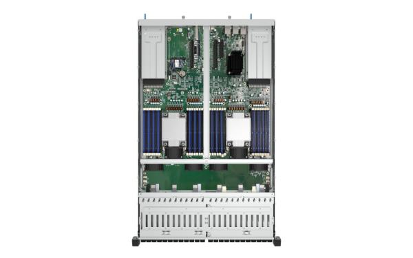 QNAP TDS-h2489FU-R2-4314-128G (2x Xeon, 128GB RAM, 24x 2, 5" U.2/ SATA, 4x PCIe, 4x 2, 5GbE, 2x 25GbE) 