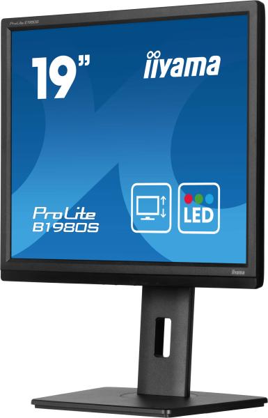 iiyama ProLite/ B1980S-B1/ 19"/ TN/ 1280x1024/ 75Hz/ 3ms/ Black/ 3R 