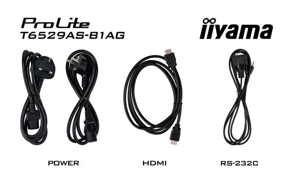 65" iiyama T6529AS-B1AG: IPS, 4K UHD, Android, 24/ 7 