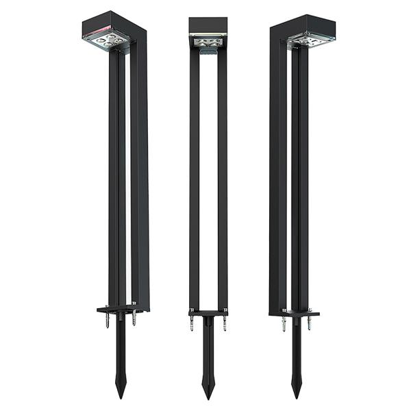 Vonkajšie solárne LED svetlo Viking SR07 - 2ks/ 1000 lm/ IP54/ 2 režimy/ teplá biela 