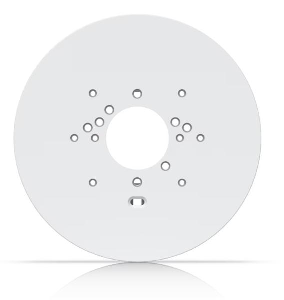 Ubiquiti UACC-GB-Plate-W - Gang Box Mounting Plate, biela 