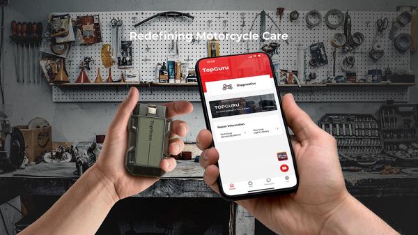 TOPDON diagnostické zariadenie TopScan Moto/ Bluetooth/ iOS/ Android/ Detekcia softvéru a hardvéru chýb 