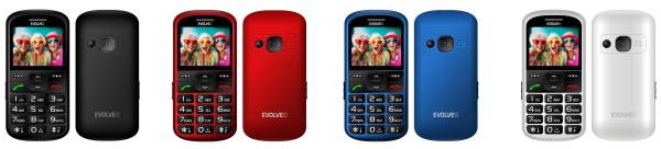 EVOLVEO EasyPhone XS, mobilný telefón pre seniorov, modrý 