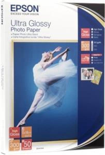 EPSON Ultra Glossy Photo Paper 10x15, 300g (50listov)