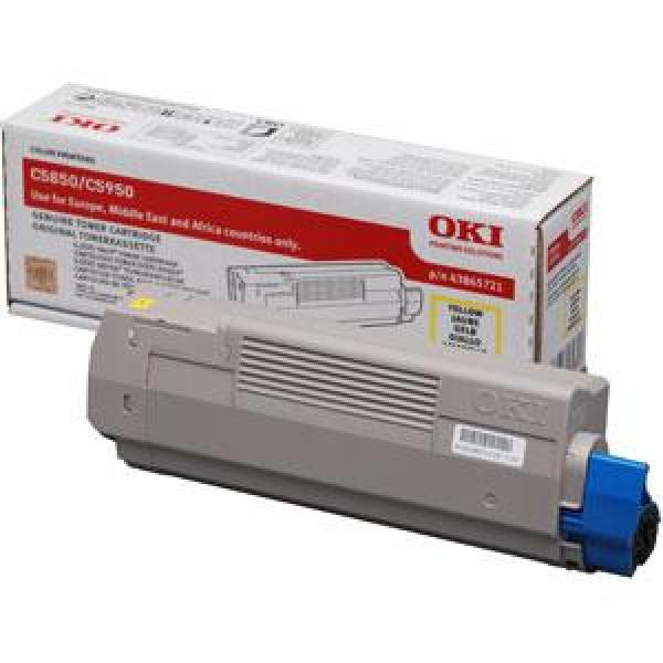 Žltý toner do C5850/ 5950/ MC560 (6 000 stránok)