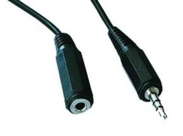 Kábel predĺžovací jack 3, 5 mm M/ F, 1, 5-2 m audio