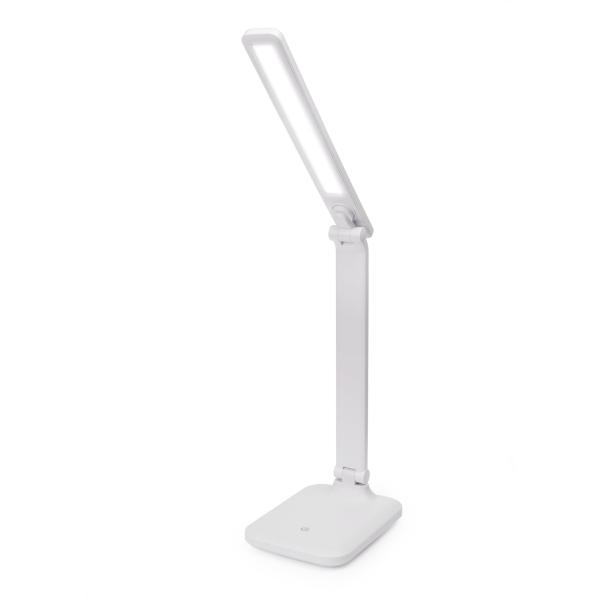 Platinet PDL194W stolná LED lampa Remus 5W stmievateľná, dotykové ovládanie, USB port, biela 