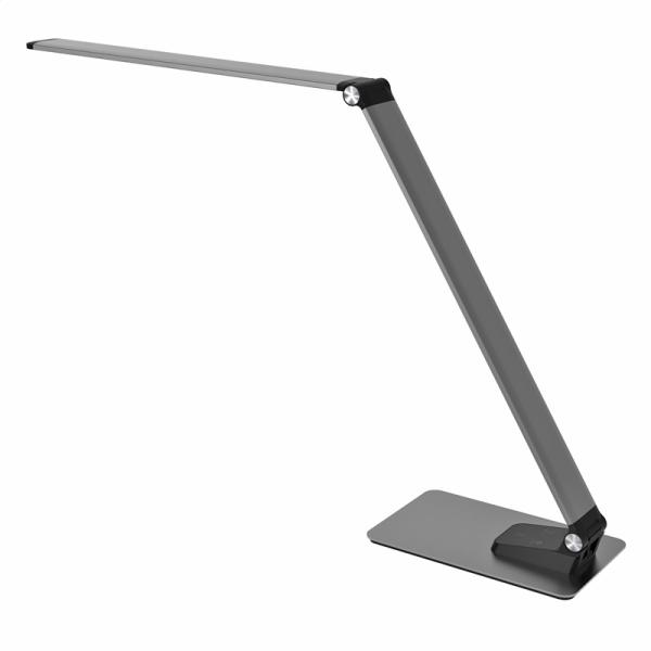 Platinet PDL509 stolná LED lampa 10W, stmievateľná, dotykové ovládanie, USB port, ALU 