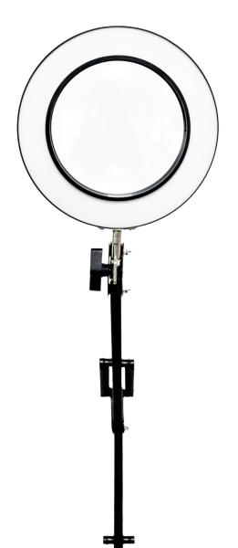 Platinet PDLD11 stolná LED lampa Magnify 10W stmievateľná s lupou, čierna 