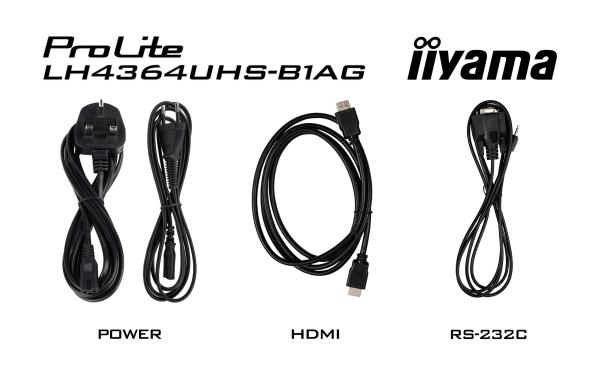 43" iiyama LH4364UHS-B1AG:VA, 4K UHD, Android, 24/ 7 