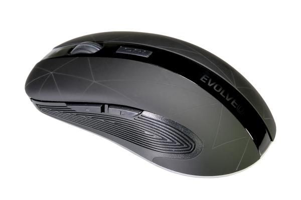 EVOLVEO WM430/ Herná/ Optická/ 1 600 DPI/ Bezdrôtová USB/ Čierna 