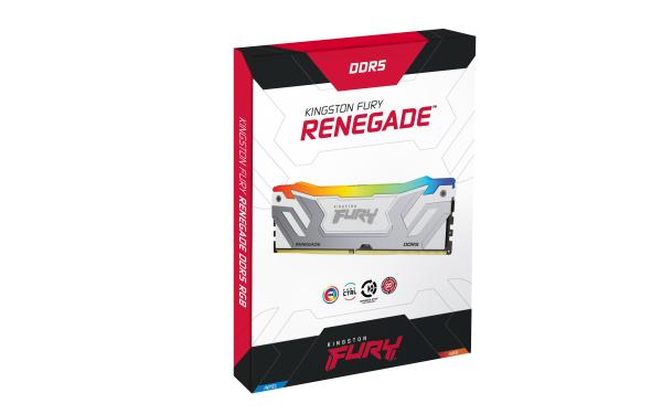 Kingston/ CUDIMM DDR5/ 24/ 8800MHz/ CL42/ 1x24GB/ RGB/ White 