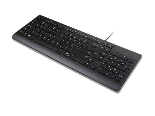 Lenovo Essential/ Drôtové USB-A/ US layout/ Čierna 