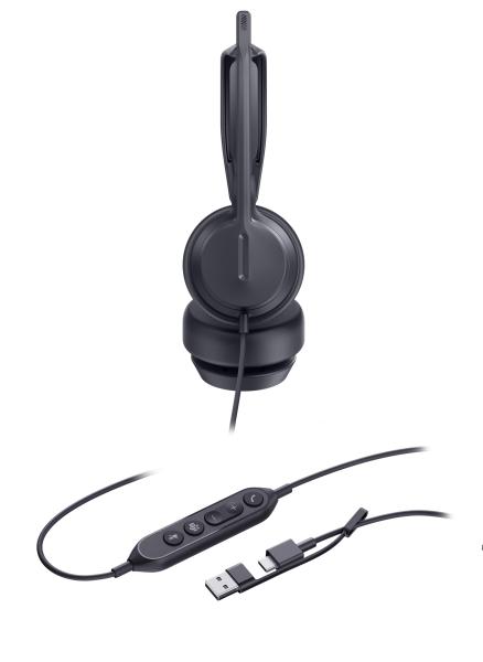 Yealink UH42 Dual Teams USB-C/ A, drôtová náhlavná 