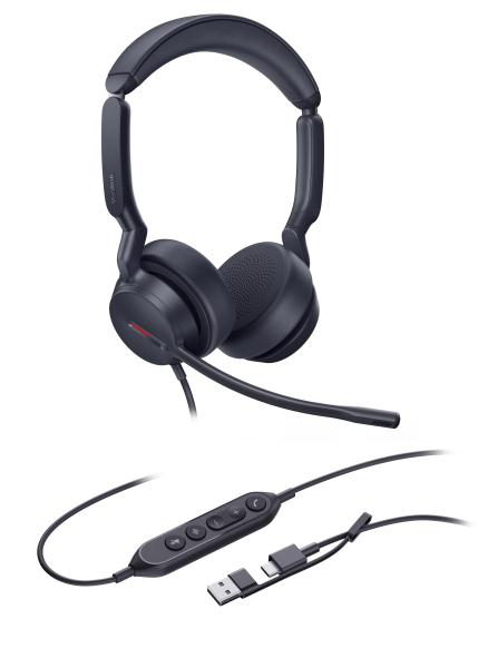 Yealink UH44 Dual UC USB-C/ A, náhlavná súprava 