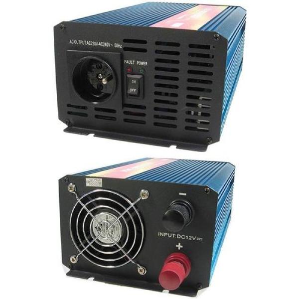 Menič napätia Carspa P1000-12, 12V/ 230V1000W čistá sínusovka