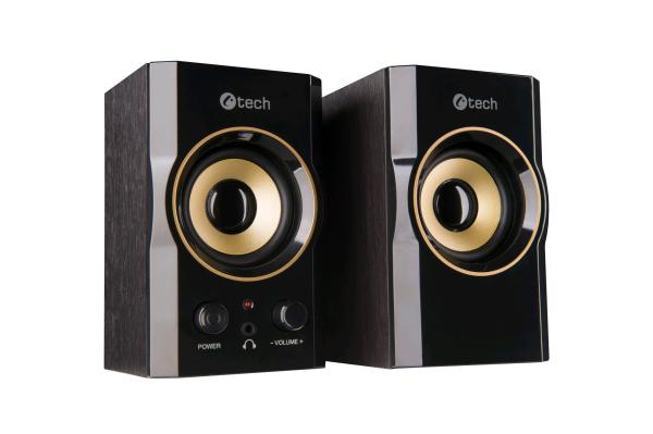 C-TECH SPK-11/ Stereo/ 5W/ Čierna 