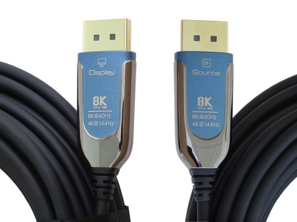 PremiumCord 8K DP 1.4 optický 15m 
