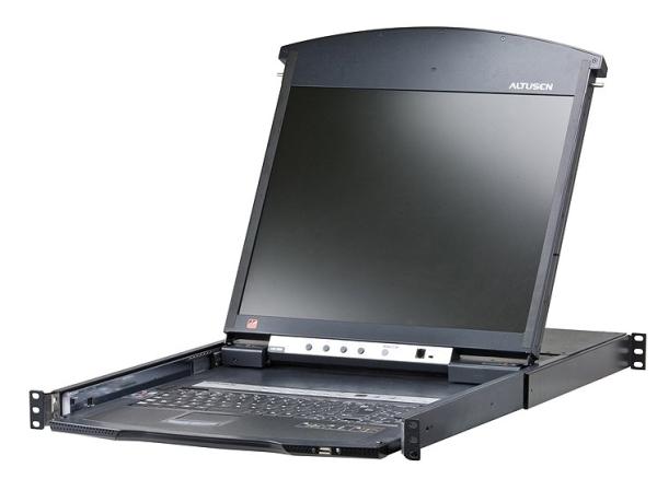 Aten 16-port Cat.5 KVM PS/ 2+USB, 19" LCD, IP