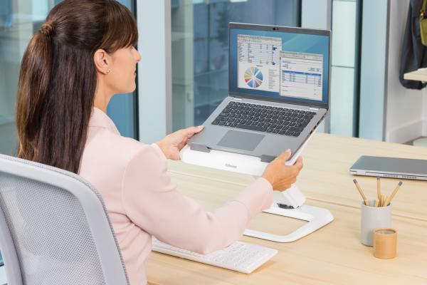 Stojan na notebook Fellowes HANA LT biely 