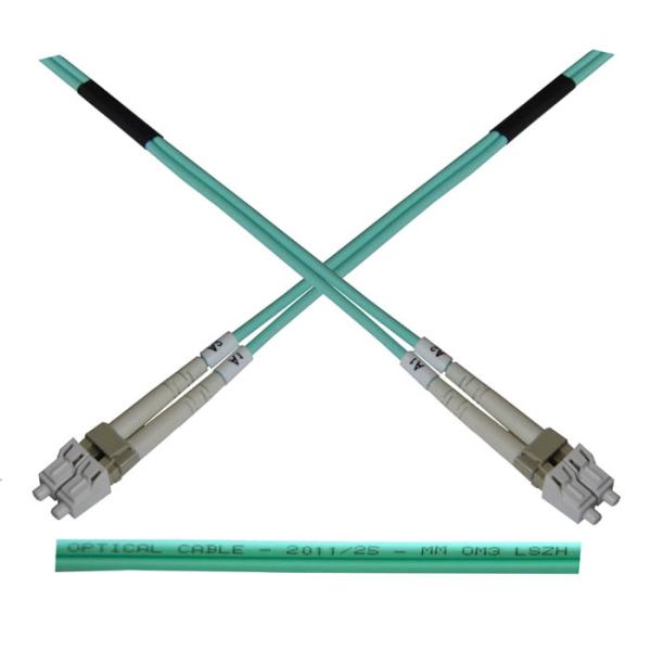 Optický patch kábel duplex LC-LC 50/ 125 MM 10m OM3